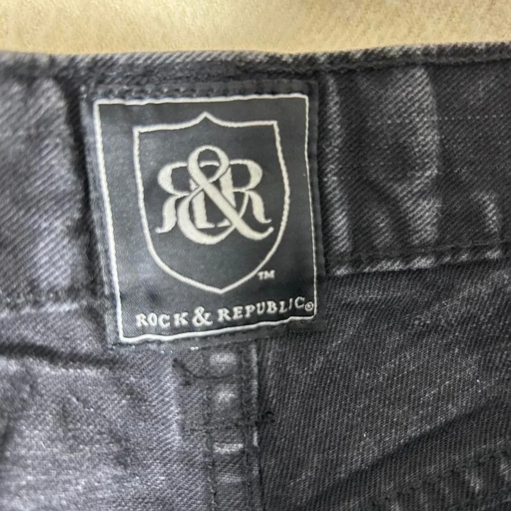 Rock & Republic vintage Dark wash‎ straight leg jeans #straightlegjeans